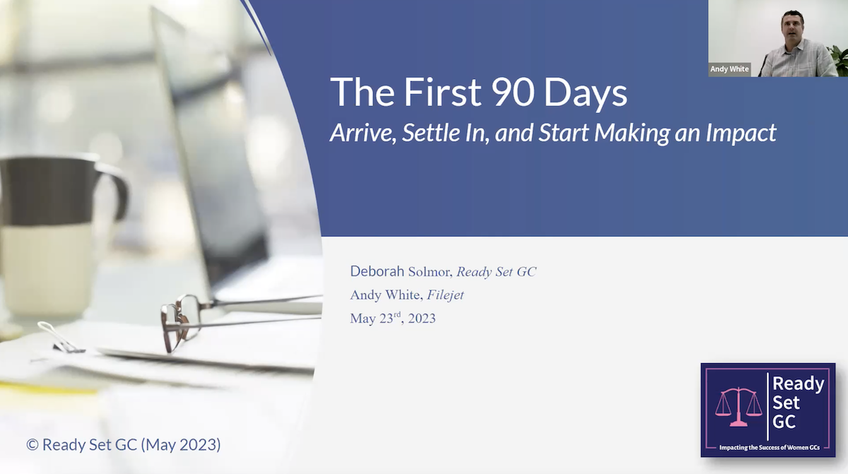 The First 90 Days Webinar