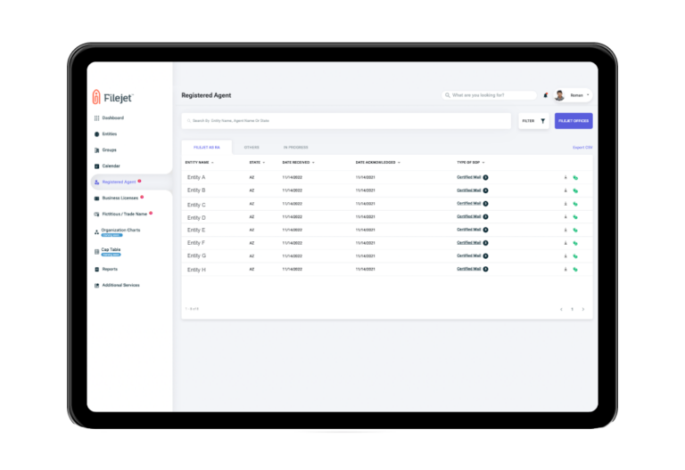 Filejet Registered Agent